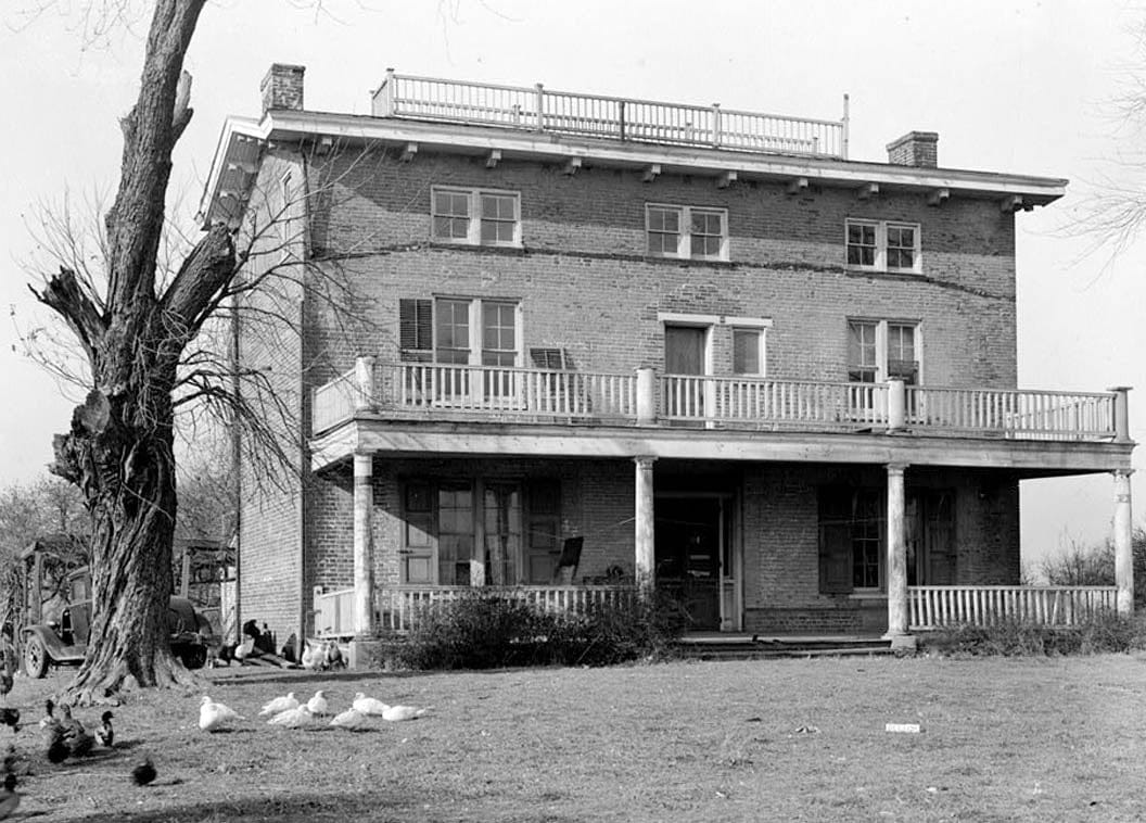 Historic Photo : Maple Shade Mansion, Delaware River, New Castle, New Castle County, DE 1 Photograph