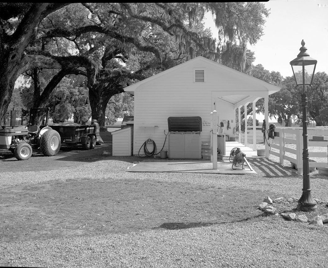 Historic Photo : Richmond Hill Plantation, Stable/Garage, East of Richmond Hill on Ford Neck Road, Richmond Hill, Bryan County, GA 2 Photograph