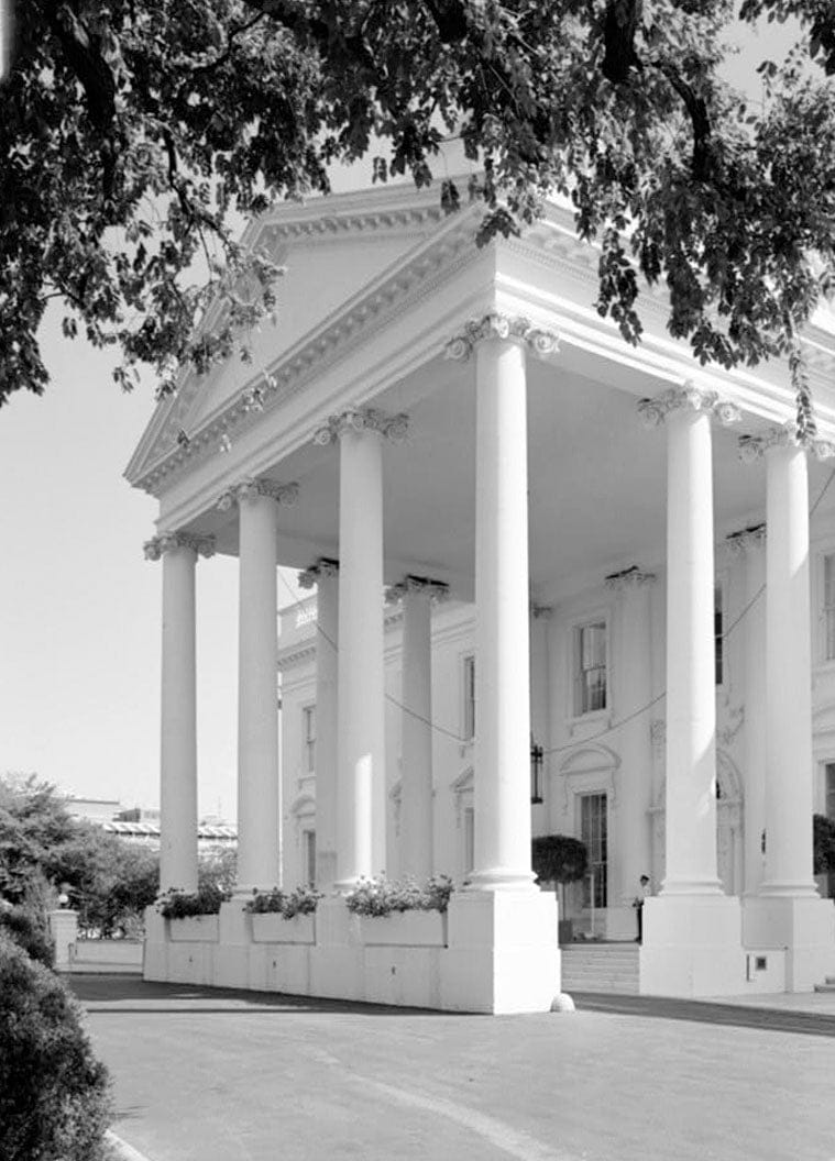 Historic Photo : White House, 1600 Pennsylvania Avenue, Northwest, Washington, District of Columbia, DC 200 Photograph