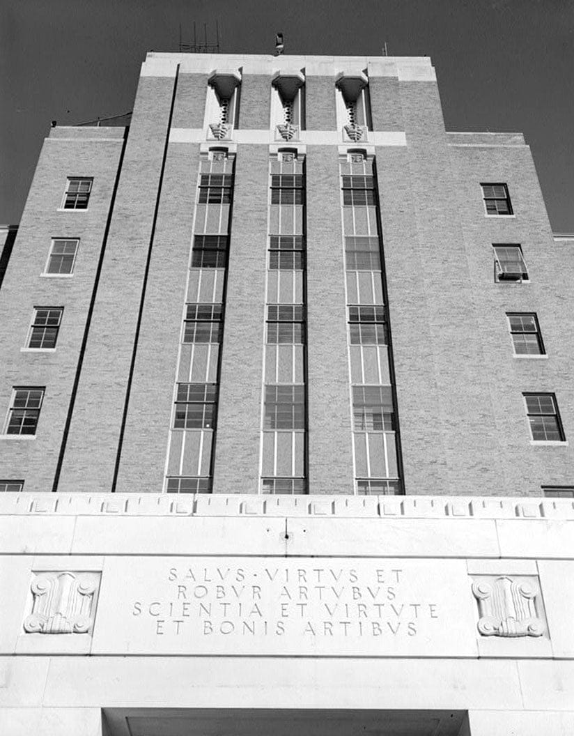 Fitzsimons General Hospital, Main Hospital Building, Charlie Kelly Boulevard, North side, at intersection of Sharon A. Lane Drive, Aurora, Adams County, CO 5