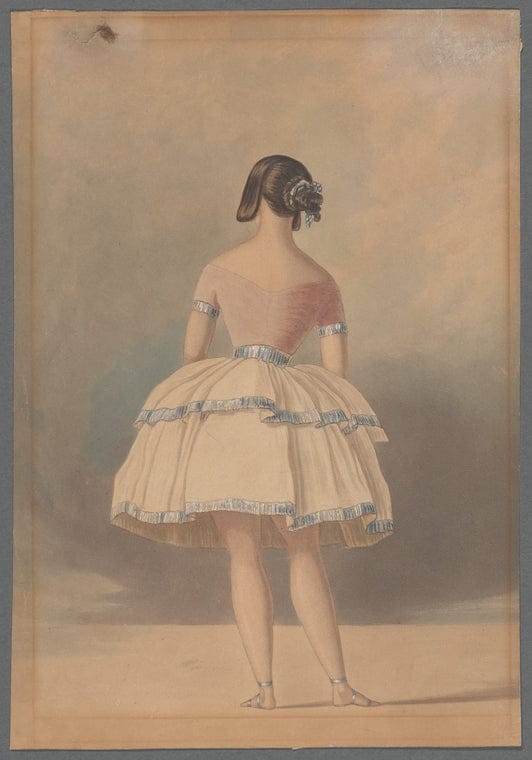 Art Print : The pet of The Ballet, 1843 - Vintage Wall Art