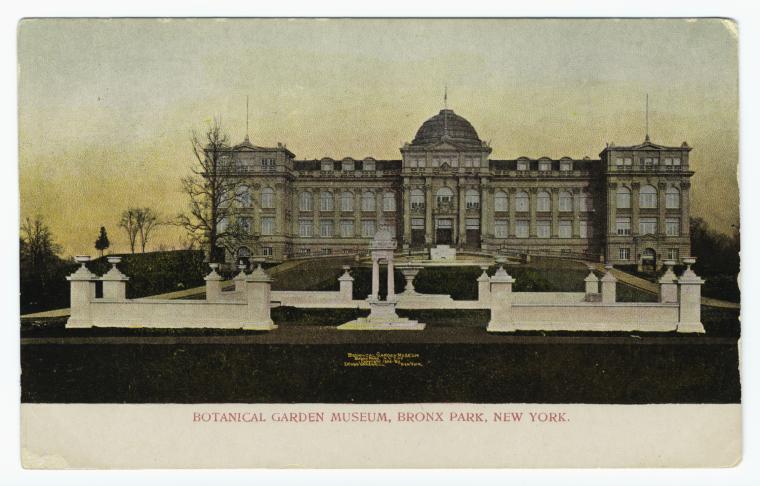 Art Print : Botanical Garden Museum, Bronx Park, New York, 1902 - Vintage Wall Art