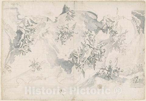 Art Print : Carlo Innocenzo Carlone, The Apotheosis of Saint Euphemia, 1759 - Vintage Wall Art