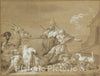 Art Print : Vincent After Benedetto Castiglione, Noah Leading The Animals into The Ark, 1774 - Vintage Wall Art