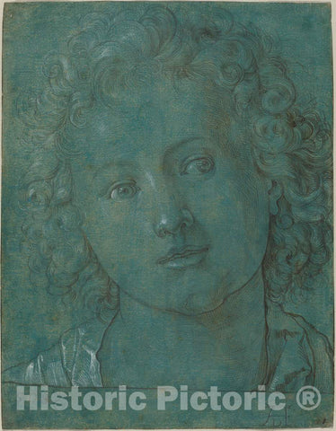 Art Print : Albrecht DÃ¼rer, Head of a Boy, 16th Century - Vintage Wall Art