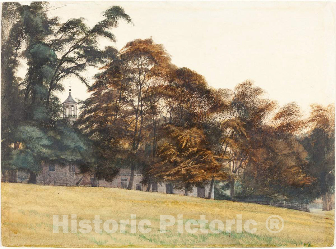 Art Print : George Howard, The Grounds at Castle Howard - Vintage Wall Art