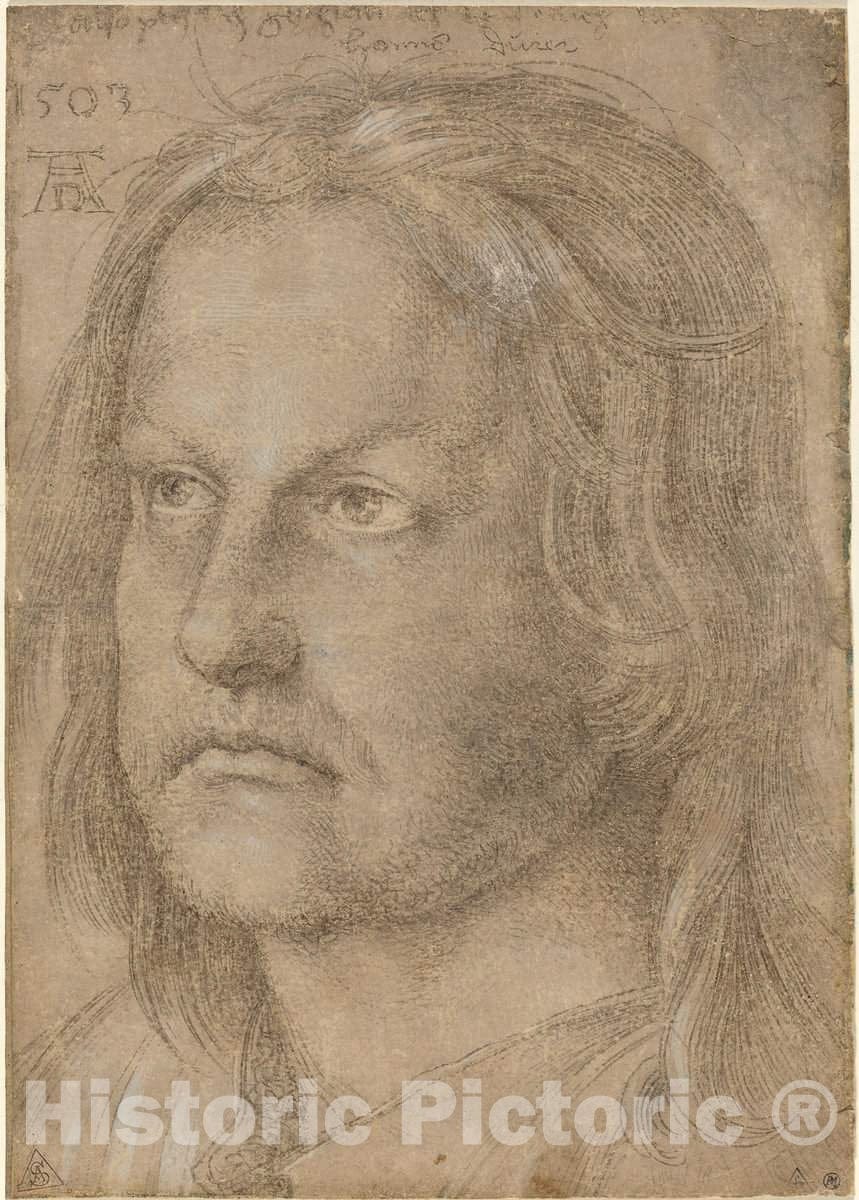 Art Print : Albrecht DÃ¼rer, Hanns DÃ¼rer, Brother of Albrecht DÃ¼rer, 1510 - Vintage Wall Art