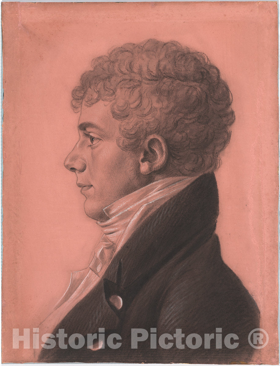 Art Print : Charles B. J. FÃ©vret de Saint-MÃ©min, George Raleigh Dearborn, 1806 - Vintage Wall Art