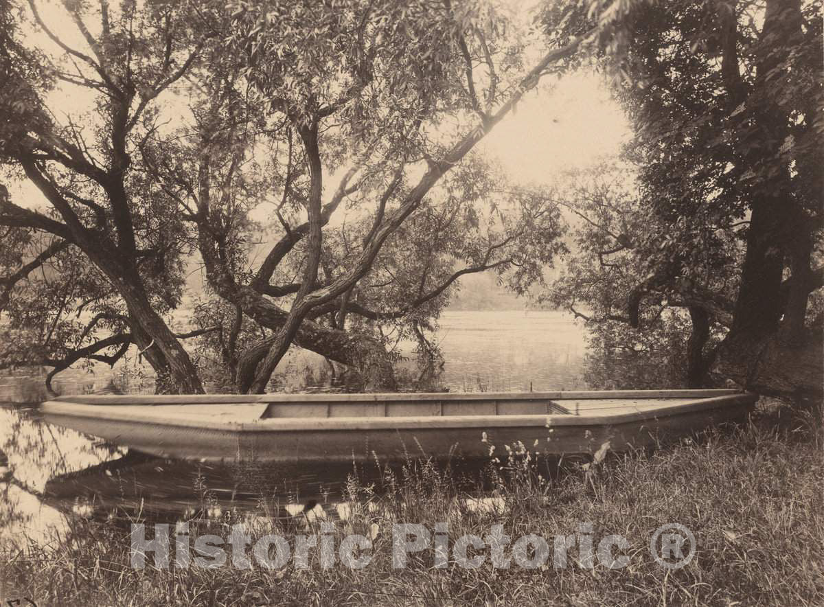 Art Print : EugÃ¨ne Atget, Ã‰tang de Corot, Ville-d'Avray (Corot's Pond, Ville-d'Avray), 1900-1910 - Vintage Wall Art