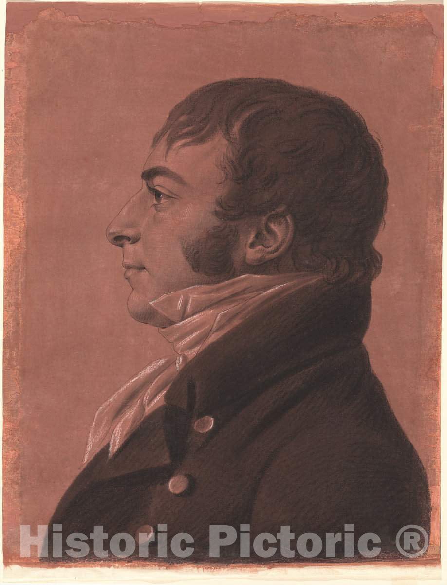 Art Print : Charles B. J. FÃ©vret de Saint-MÃ©min, John Carlyle Herbert, 1807 - Vintage Wall Art