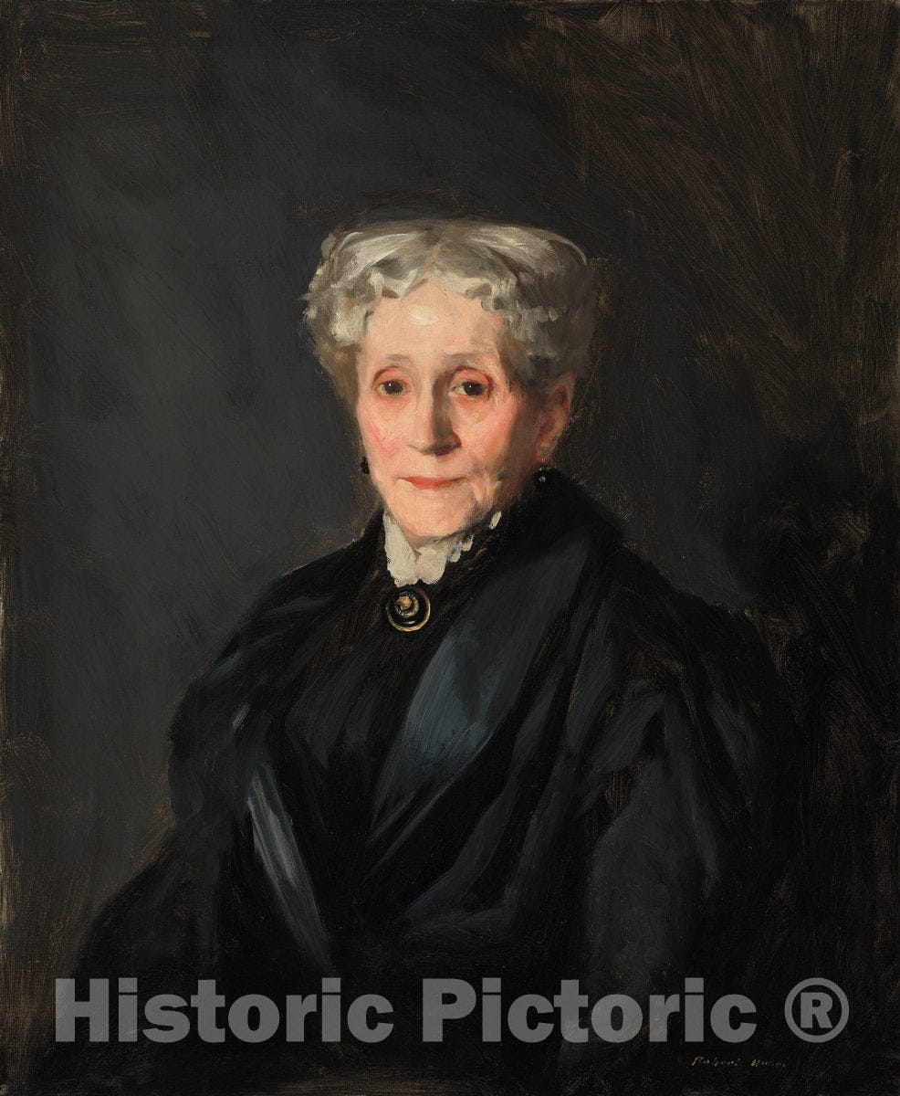 Art Print : Robert Henri, Elizabeth Virginia Lanning Bradner Smith (Mrs. George Cotton Smith), 1908 - Vintage Wall Art