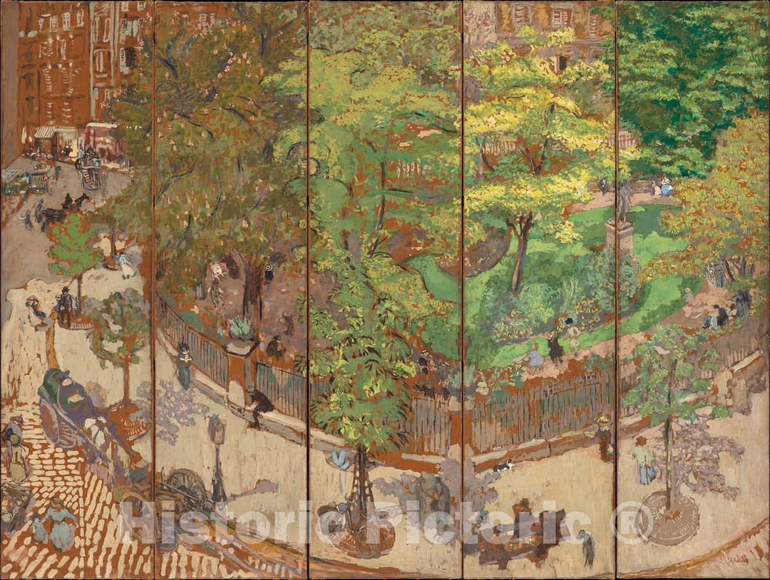 Art Print : Edouard Vuillard, Place Vintimille, 1911 - Vintage Wall Art