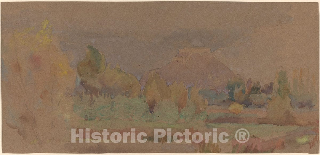 Art Print : Maxwell Balfour, The Fort, Srinagar, 1896 - Vintage Wall Art