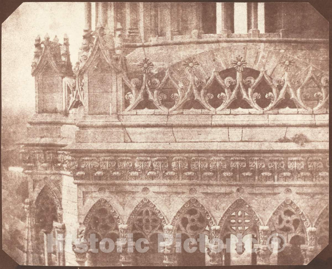 Art Print : William Henry Fox Talbot, OrlÃ©ans Cathedral, June 1843 - Vintage Wall Art