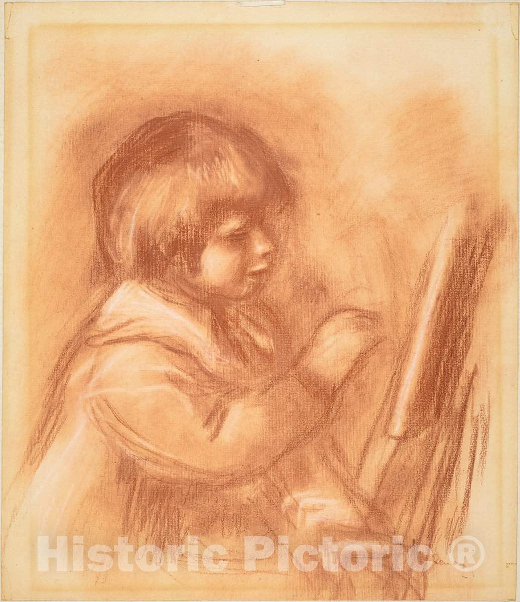 Art Print : Auguste Renoir, The Artist's Son Claude or Coco, c. 1906 - Vintage Wall Art