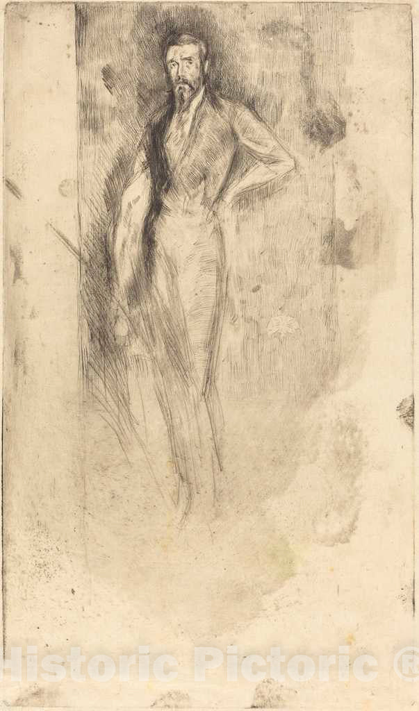 Art Print : James McNeill Whistler, F. R. Leyland, c.1872 - Vintage Wall Art