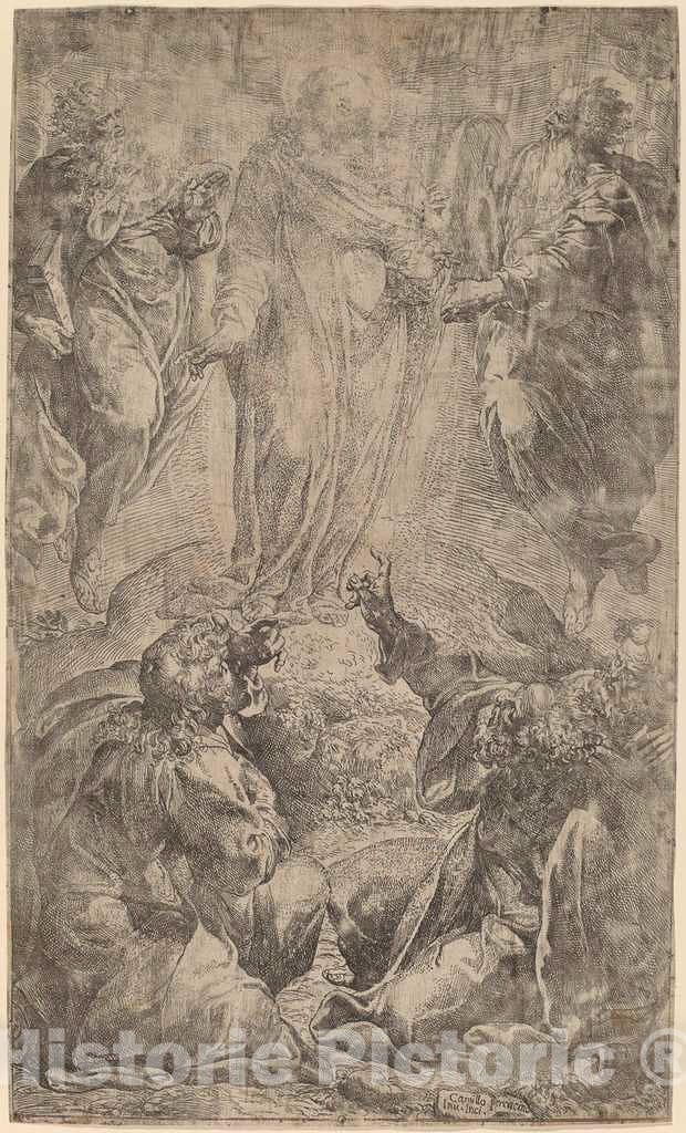 Art Print : Camillo Procaccini, The Transfiguration - Vintage Wall Art