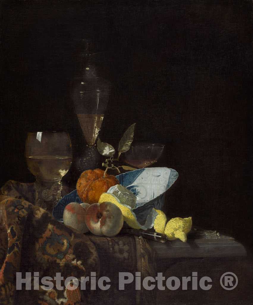 Art Print : Willem Kalf, Still Life, c. 1660 - Vintage Wall Art