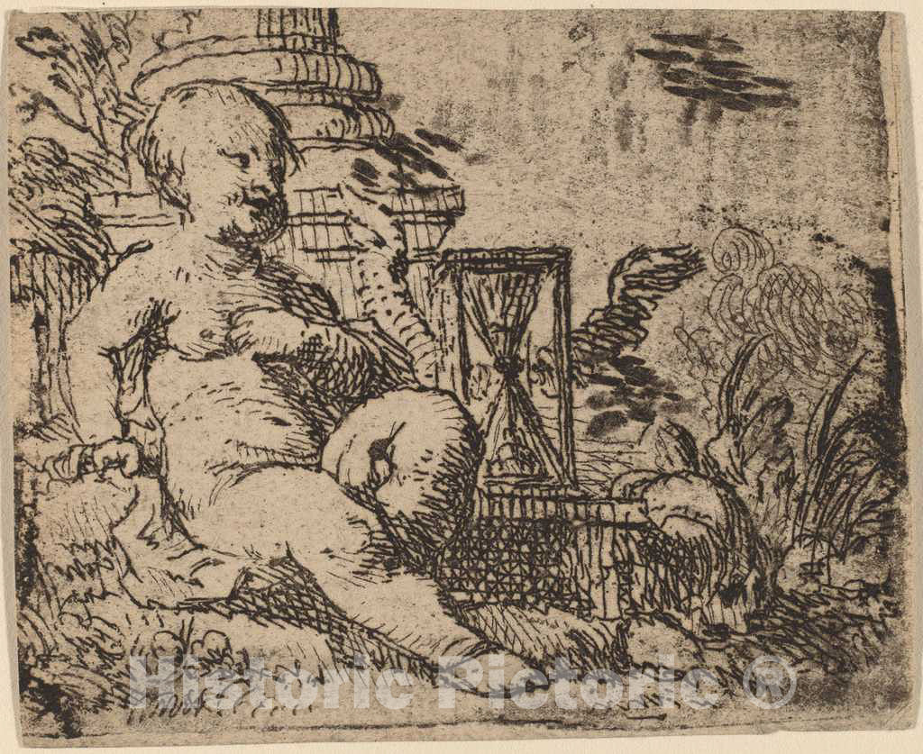 Art Print : Cornelis Schut I, Allegory of Vanity - Vintage Wall Art