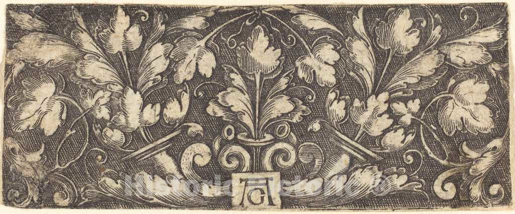 Art Print : Aldegrever, Ornament - Vintage Wall Art