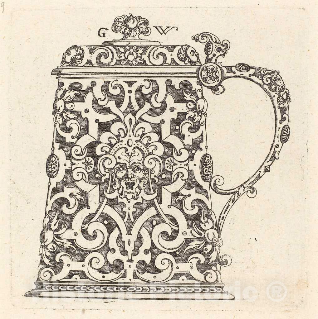 Art Print : Georg Wechter I, Tankard - Vintage Wall Art