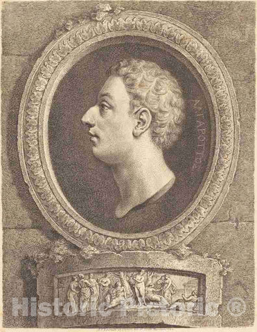 Art Print : Georg Friedrich Schmidt, Francesco Algarotti, 1752 - Vintage Wall Art