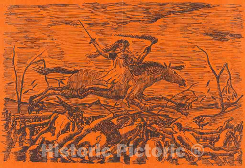 Art Print : Henri Rousseau, La Guerre (The War), c. 1895 - Vintage Wall Art