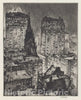 Art Print : Earl Horter, The Dark Tower, 1919 - Vintage Wall Art