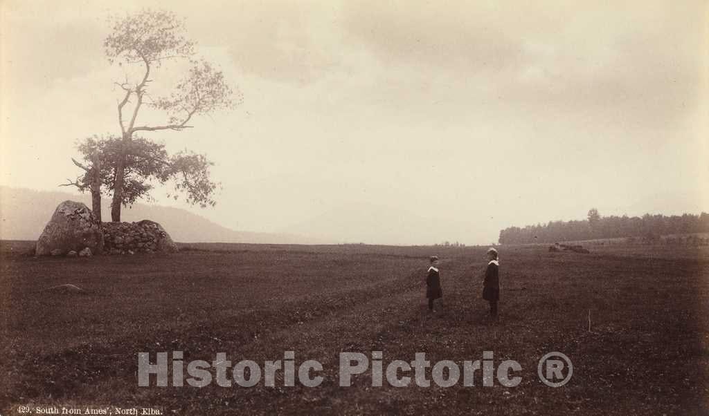 Art Print : Seneca Ray Stoddard, South from Ames, North Elba, c. 1888 - Vintage Wall Art