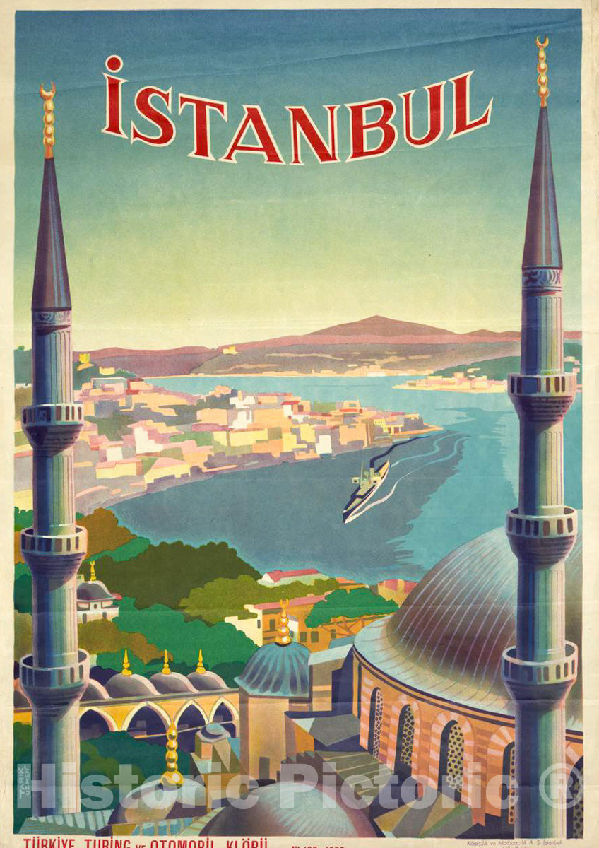 Vintage Poster -  TarÄ±k Uzmen., Historic Wall Art