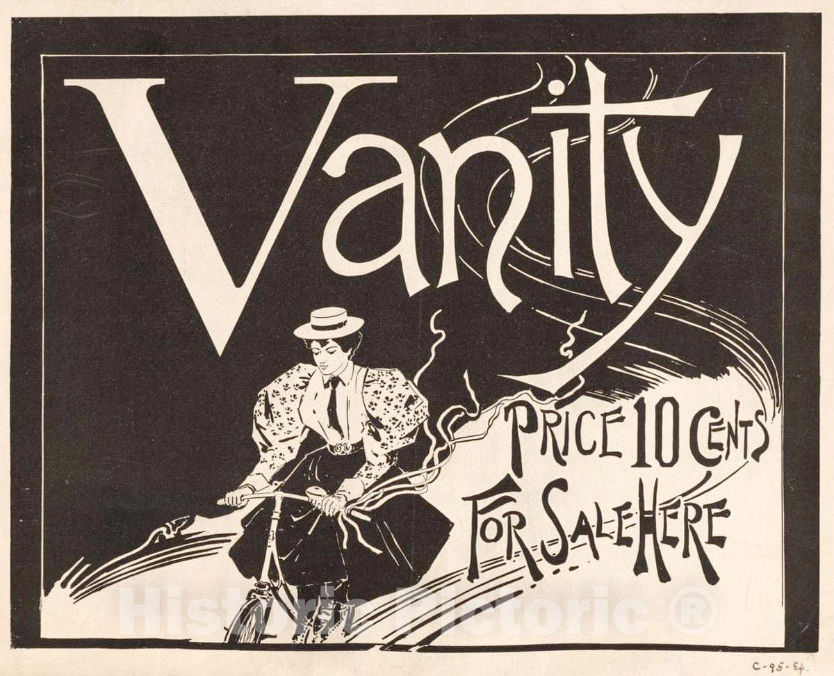 Vintage Poster -  Vanity, Price 10 Cents -  for Sale here., Historic Wall Art