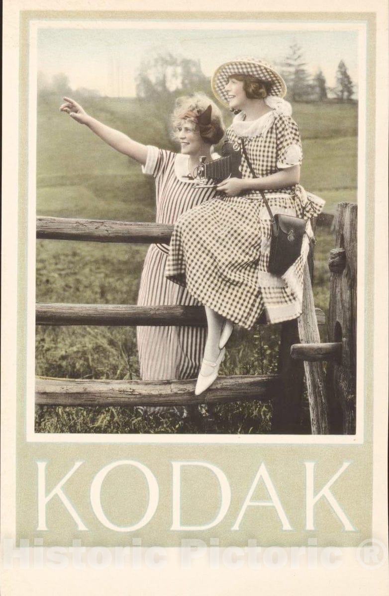 Vintage Poster -  Kodak., Historic Wall Art