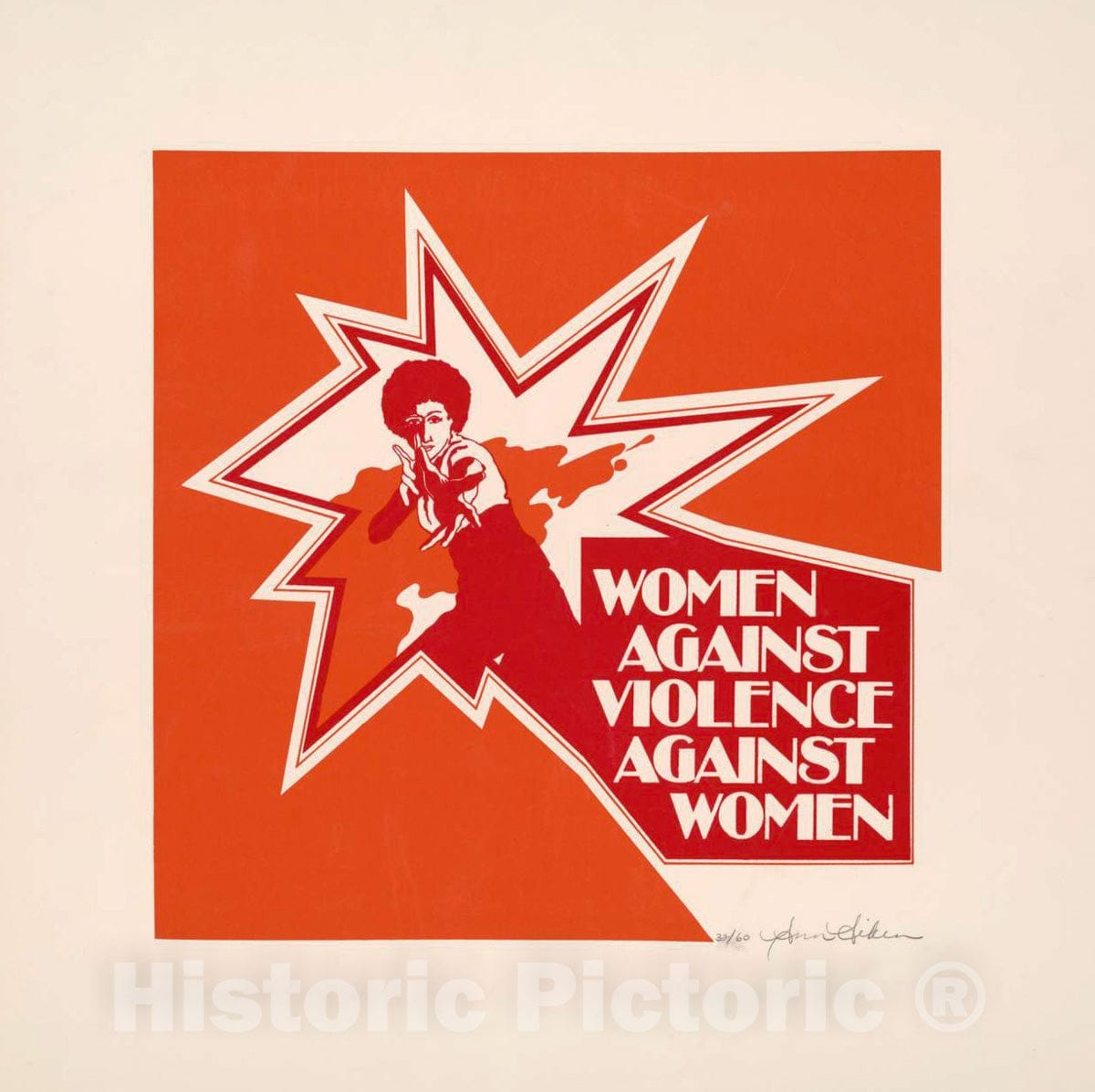 Vintage Poster -  Women Against Violence Against Women., Historic Wall Art