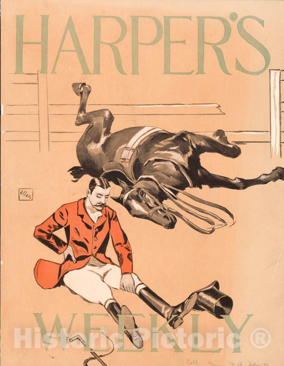 Vintage Poster -  Harper's Weekly, Historic Wall Art