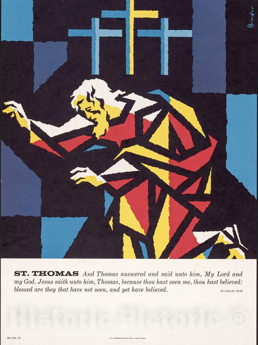 Vintage Poster -  St. Thomas, Historic Wall Art