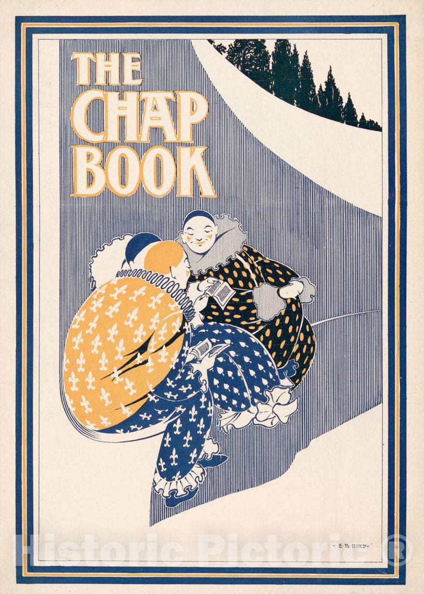 Vintage Poster -  The Chap - Book. no. 11, Historic Wall Art