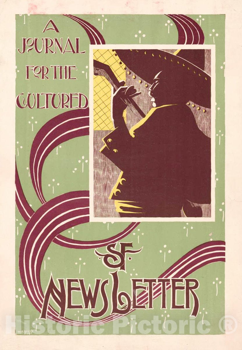 Vintage Poster - San Francisco News Letter, Historic Wall Art