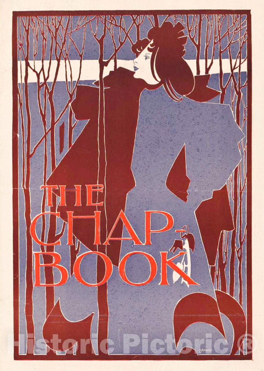 Vintage Poster -  The Chap - Book 2, Historic Wall Art