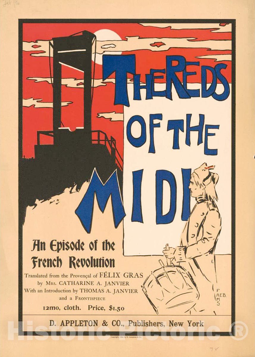 Vintage Poster -  The Reds of The Midi., Historic Wall Art