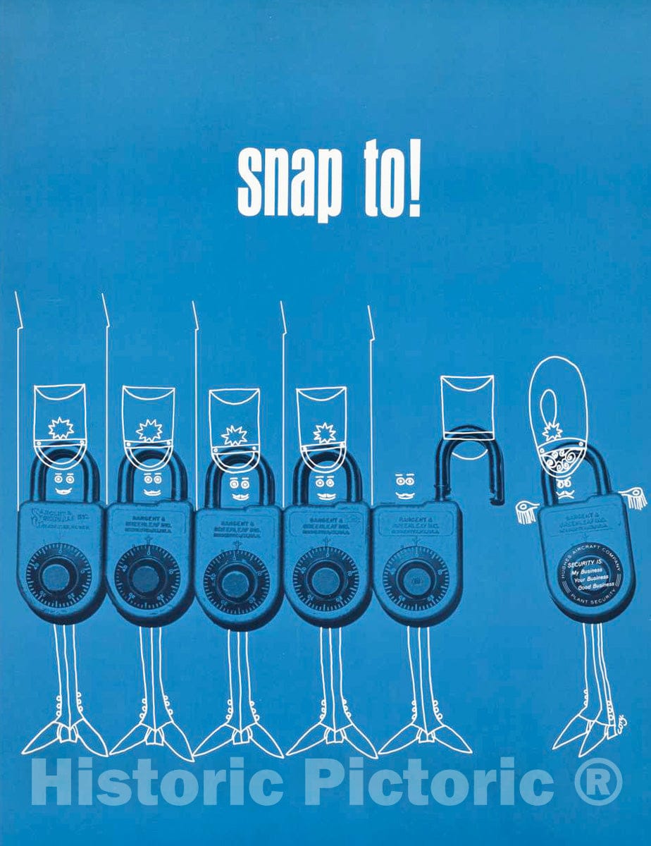 Vintage Poster -  Snap to!, Historic Wall Art