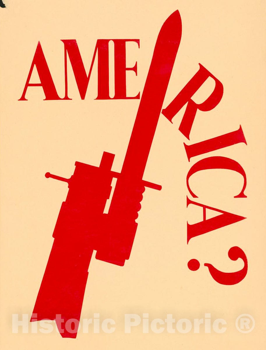 Vintage Poster -  America, Historic Wall Art