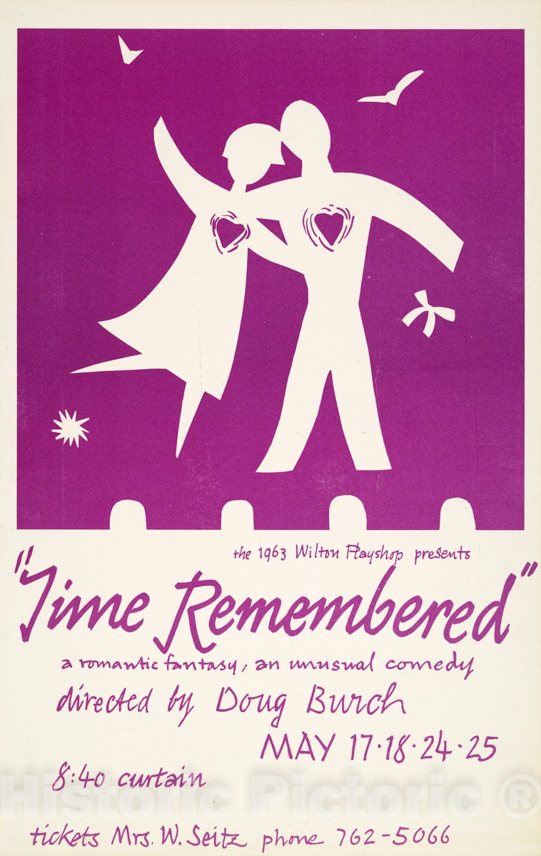 Vintage Poster -Time Remembered, Historic Wall Art