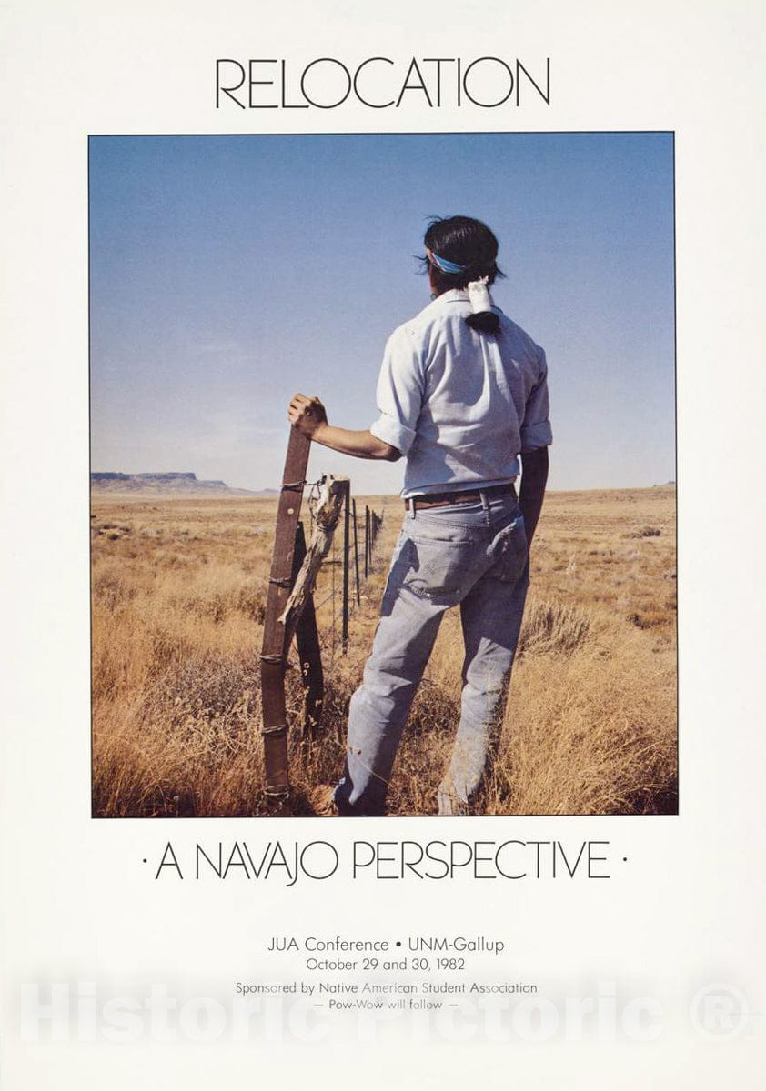 Vintage Poster -  Relocation -  a Navajo Perspective, Historic Wall Art