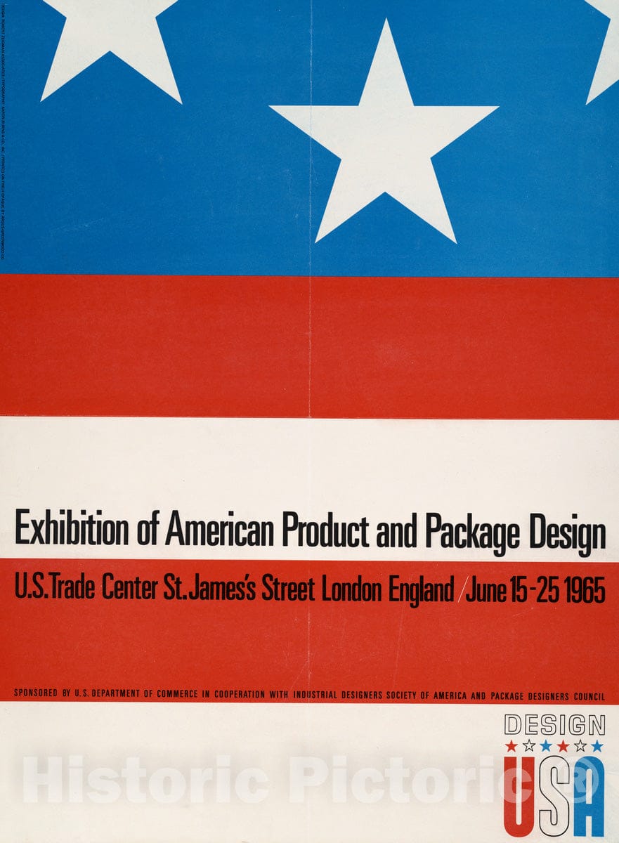 Vintage Poster -  Exhibition of American Product and Package Design, Historic Wall Art