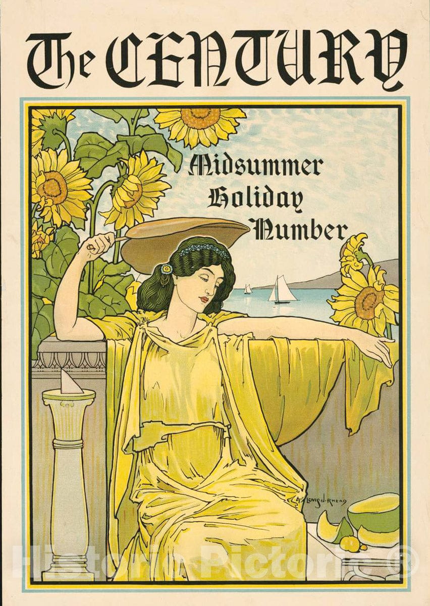 Vintage Poster -  The Century, Midsummer Holiday Number, Historic Wall Art