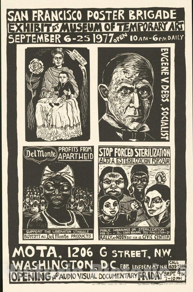 Vintage Poster - Exhibit at Museum of Temporary Art, Sept. 6 - 25, 1977, Historic Wall Art