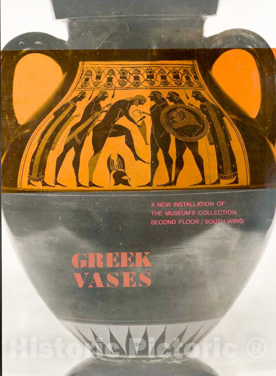 Vintage Poster -  Greek vases, Historic Wall Art