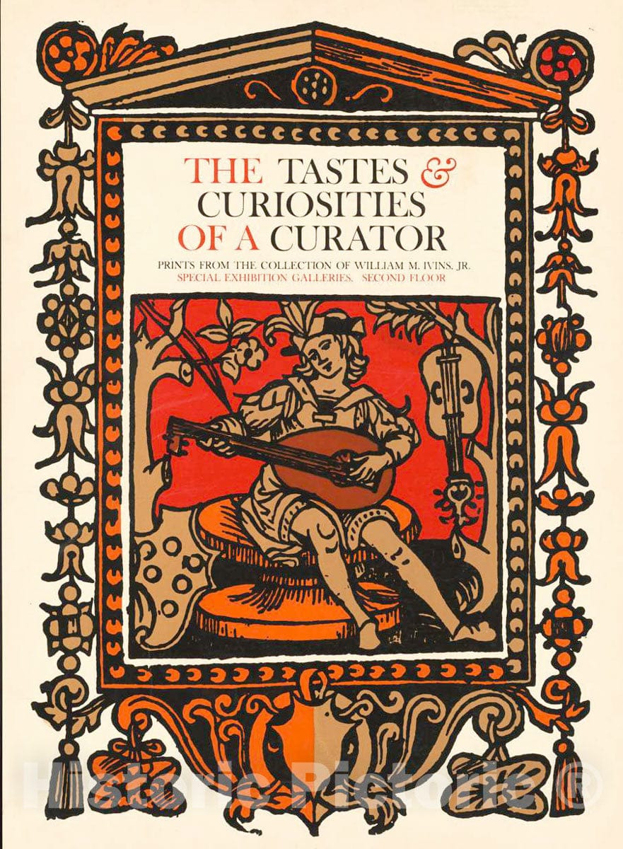 Vintage Poster -  The Tastes and Curiosities of a Curator, Historic Wall Art