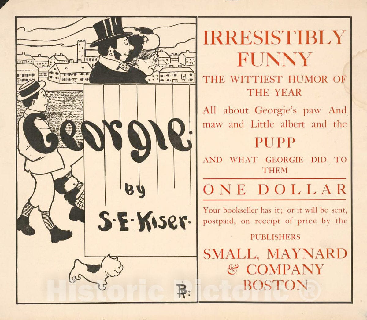 Vintage Poster -  Irresistibly Funny. The wittiest Humor of The Year., Historic Wall Art