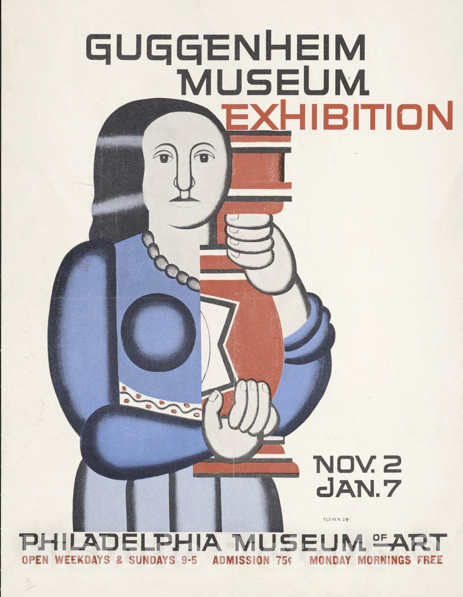 Vintage Poster -  Exhibition. Nov. 2 -  Jan. 7, Historic Wall Art